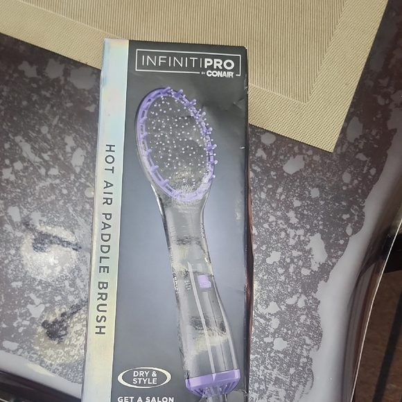 Purple Hot Air Paddle Brush - Picture 1 of 9